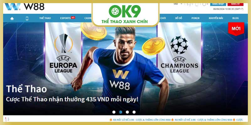 W88 - Nhà cái cá độ bóng đá uy tín hàng đầu hiện nay